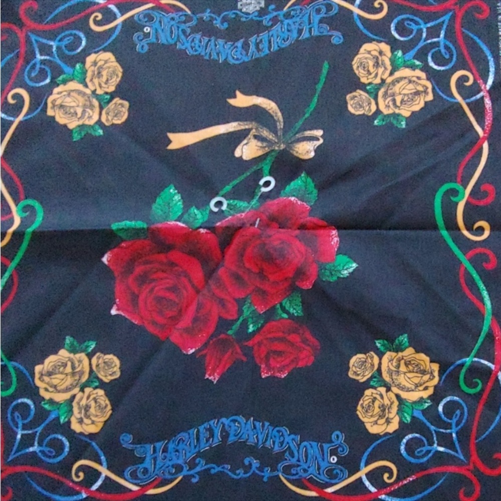 Harley Davidson Vtg Bandana